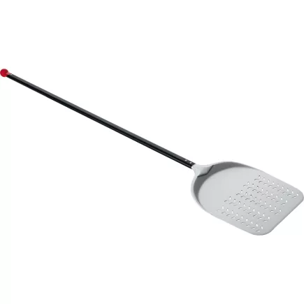 PIAZZA Paletă pentru pizza, dreptunghiulară, perforată, lungime: 187 mm, lățime: 330 mm
