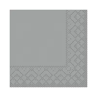 MANK Șervețele de cocktail, 3600 bucăți, pliuri 1/4, Lungime: 200 mm, Basic, gri