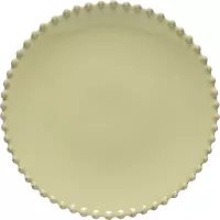 COSTA NOVA Pearl Farfurie plată, înălțime: 24 mm, Ø: 220 mm, verde