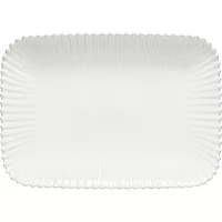 COSTA NOVA Pearl Farfurie dreptunghiulară, înălțime: 43 mm, lungime: 396 mm, albă