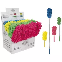 Mătură de praf cu mâner telescopic, culori variate