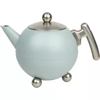 BREDEMEIJER Bella Ceainic cu pereți dubli, capacitate: 1,20 litri, înălțime: 181 mm, albastru deschis